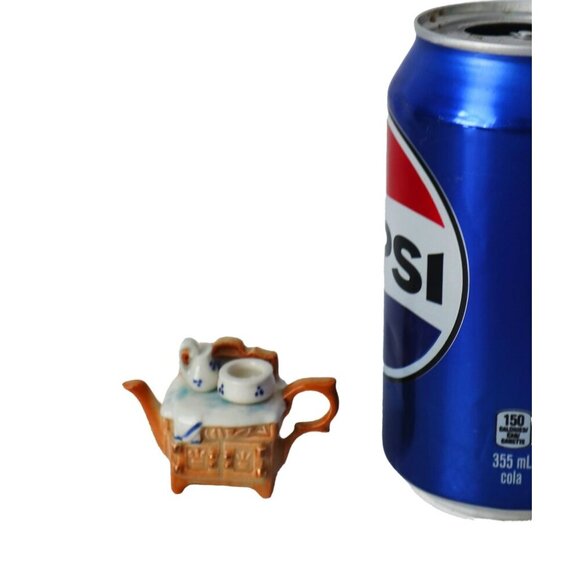 Vintage Mini Miniature Paul Cardew Wash Stand Cupboard Tea Pot Teapot - Picture 7 of 7